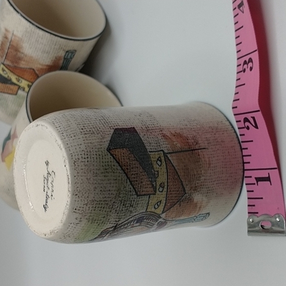 Vintage Royal Sealy Capri Cups Made in Japan Set of 3 - Picture 6 of 7